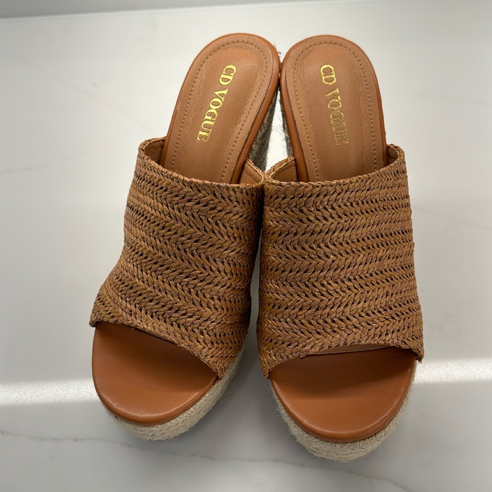 Wedge platform sandals